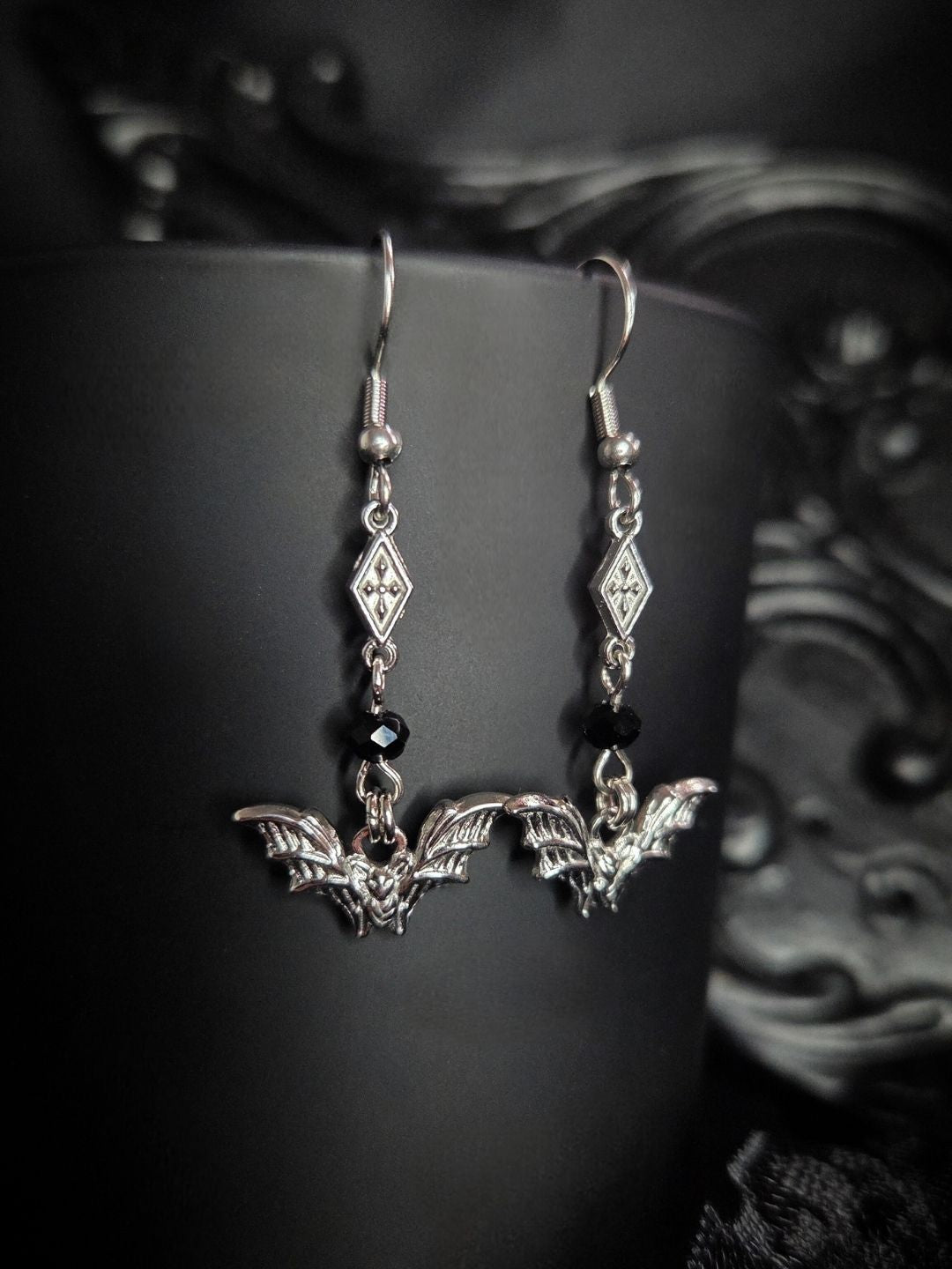 NOCTIS bat earrings