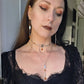 Leaf amber earrings