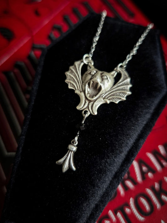 UNDEAD Ornate bat necklace