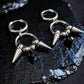 FANG spike hoop earrings
