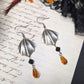 Bat wing earrings