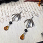 Bat wing earrings