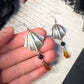 Bat wing earrings