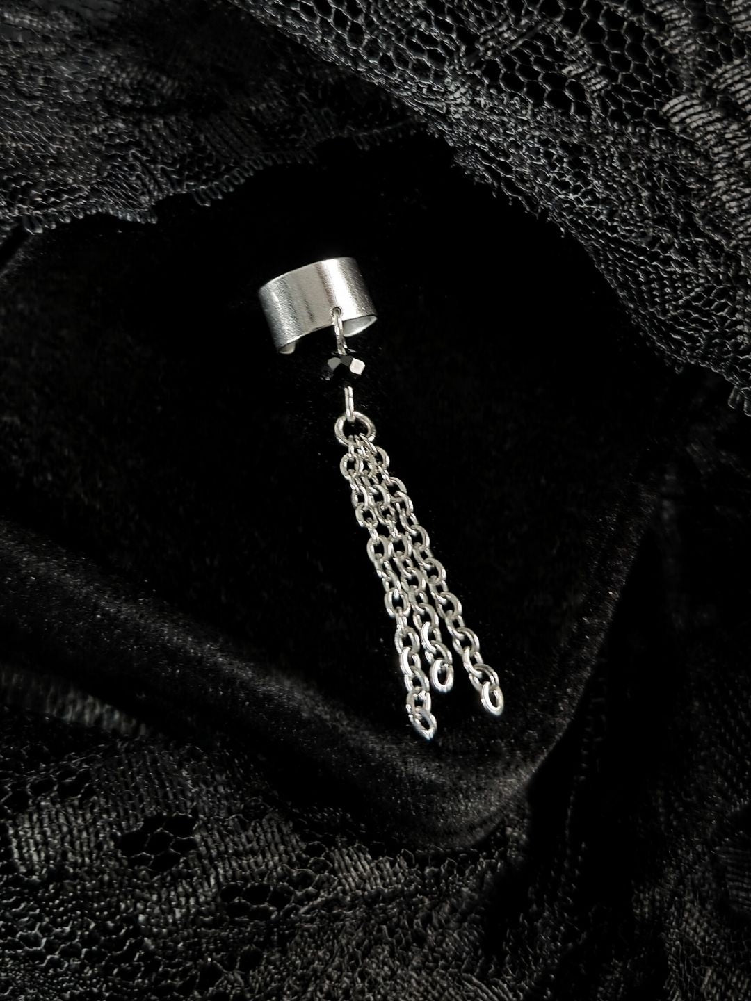 Tassel ear cuff
