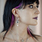LUSTER filigree pearl hoops