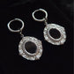 MUSE cameo hoop earrings