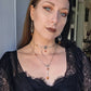 Filigree amber earrings
