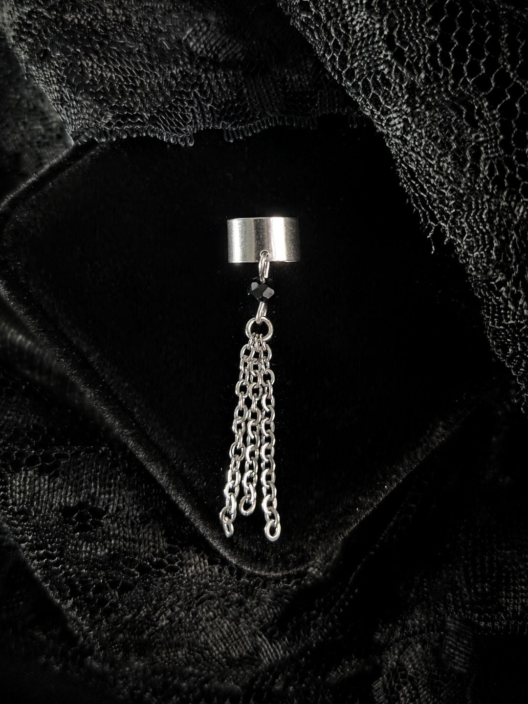 Tassel ear cuff