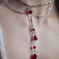 MARKED blood drip necklace