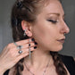 VESPERA chain tassel earrings