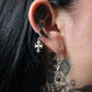Gothic cross ear cuff