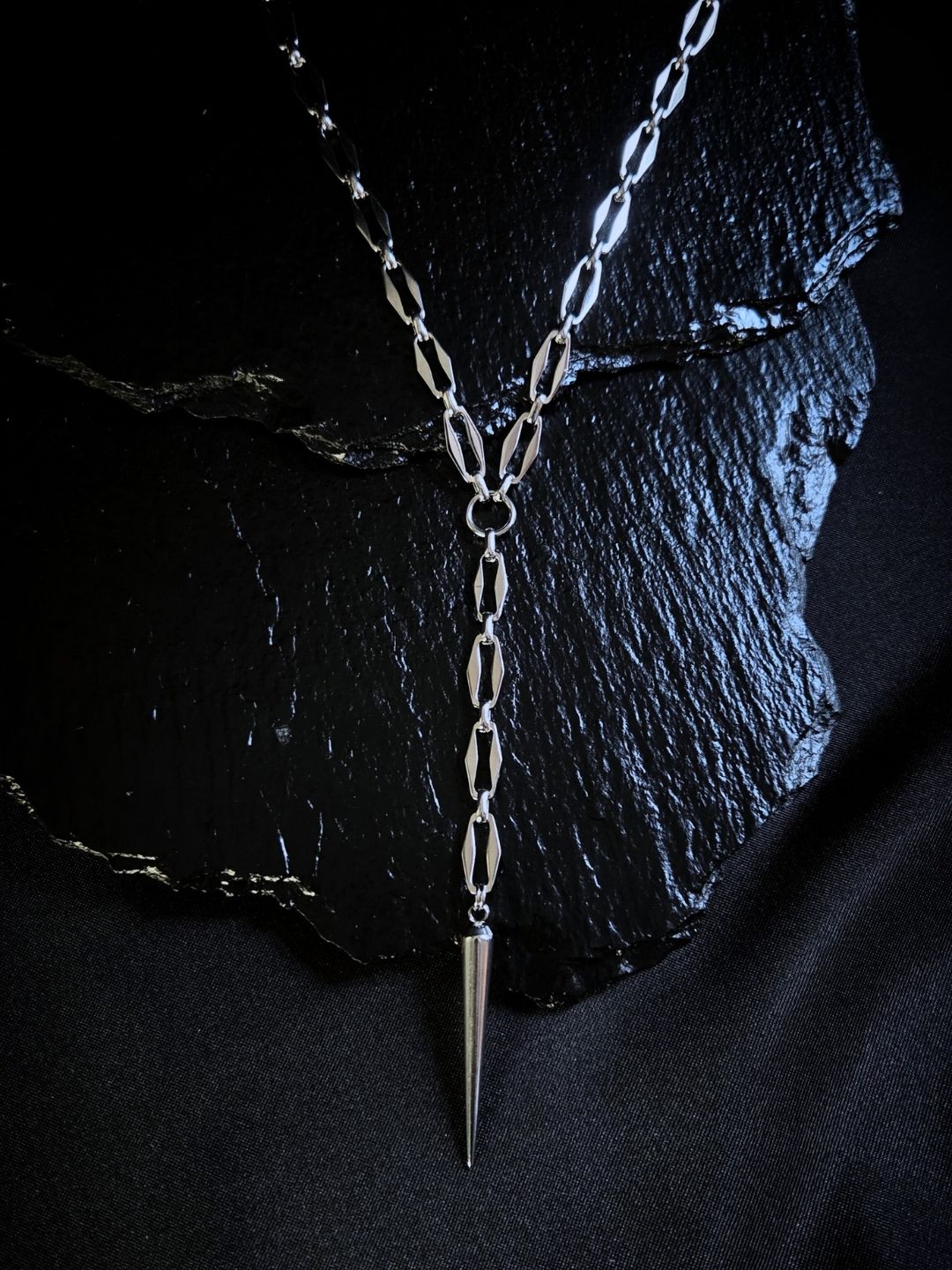 GUARD spike rosary necklace