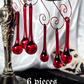 Blood drip ornaments