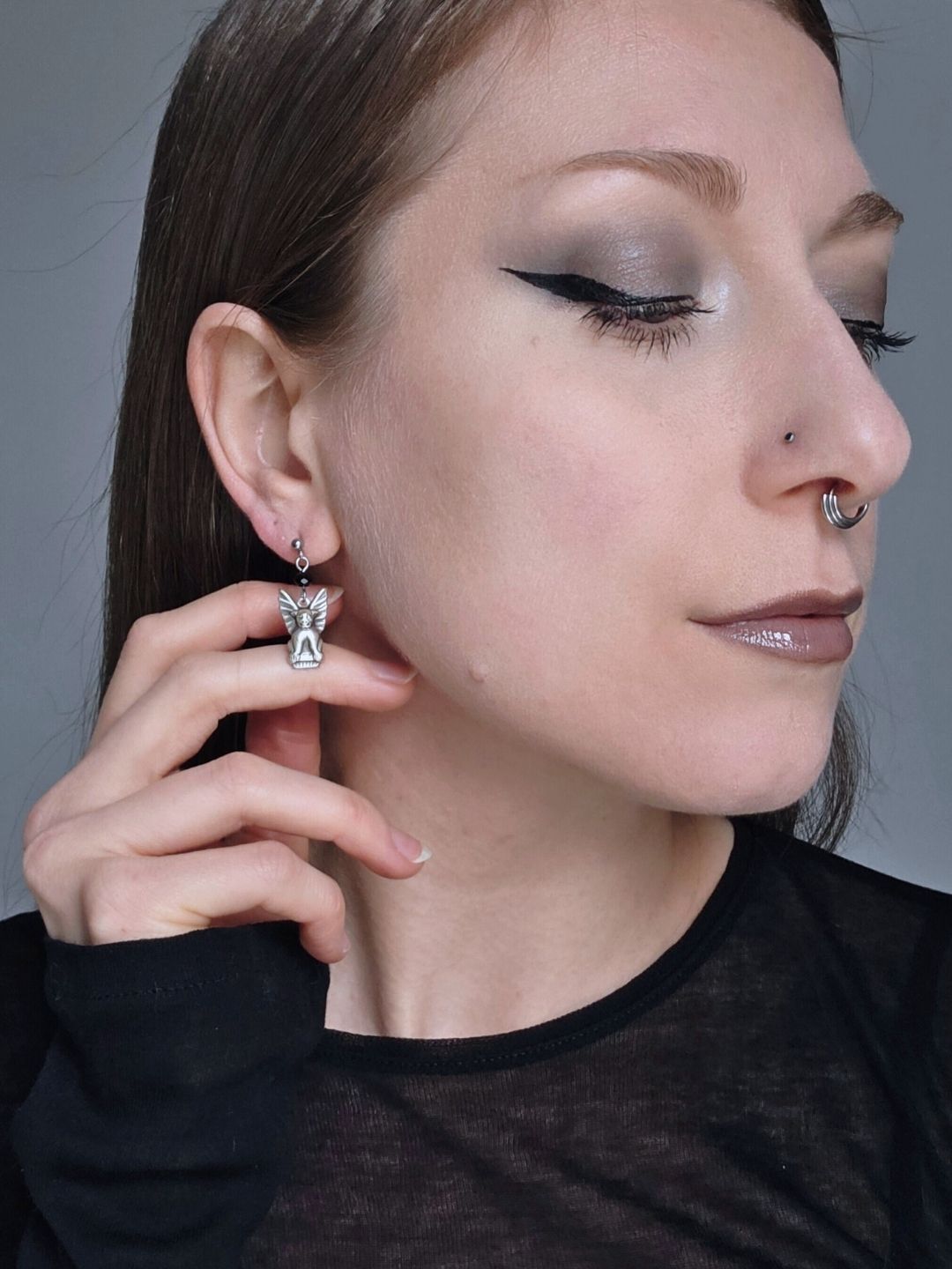 GARGOYLE stud earrings