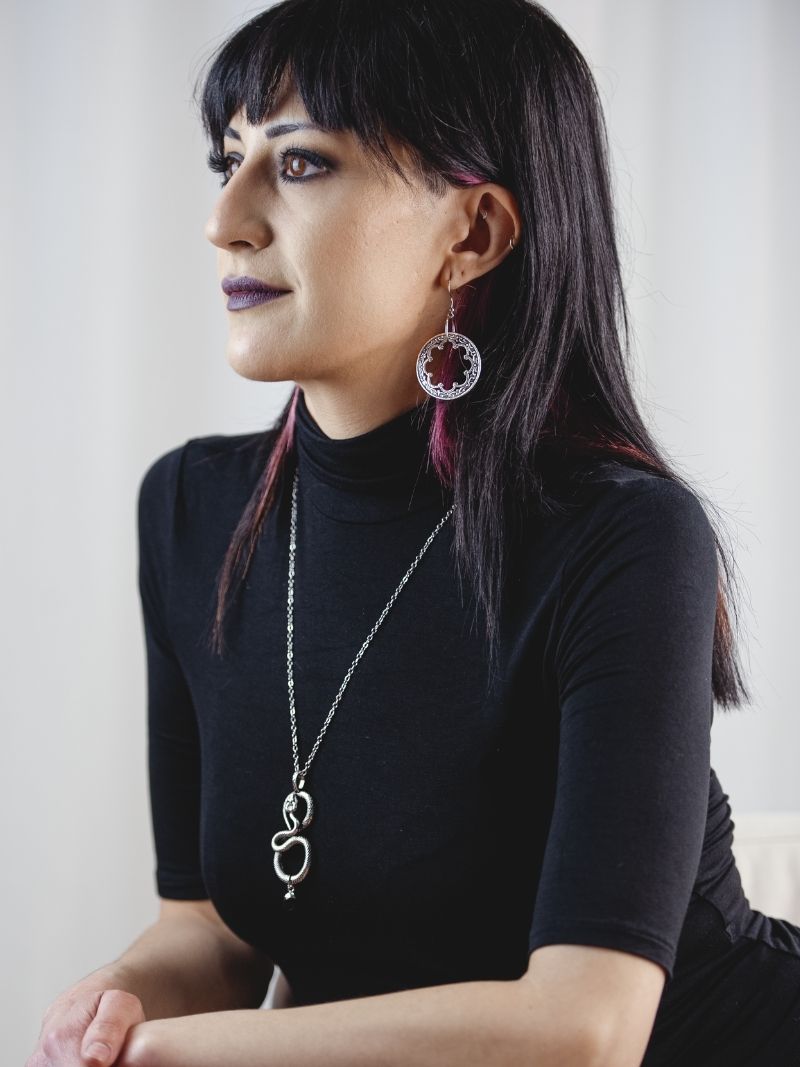 HILDEGARD medieval hoop earrings