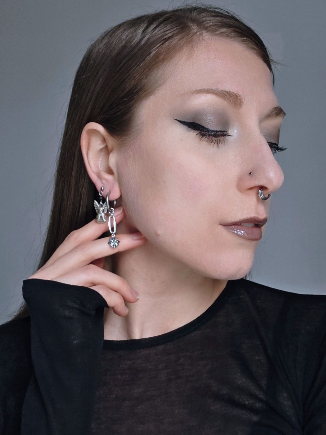 GARGOYLE stud earrings