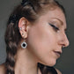 MUSE cameo hoop earrings