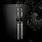 VESPERA chain tassel earrings