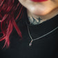 ROYAL BLOOD red drip necklace