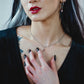 ROYAL BLOOD red drip necklace