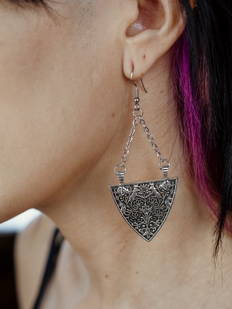 SHIELD medieval filigree earrings