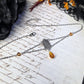 Nightfall choker in orange