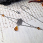 Nightfall choker in orange