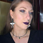 NOCTURNA Moth earrings -green
