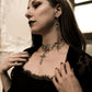 The Bell Tower - Gothic bat and cross necklace