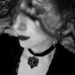 TENEBRAE Black filigree choker