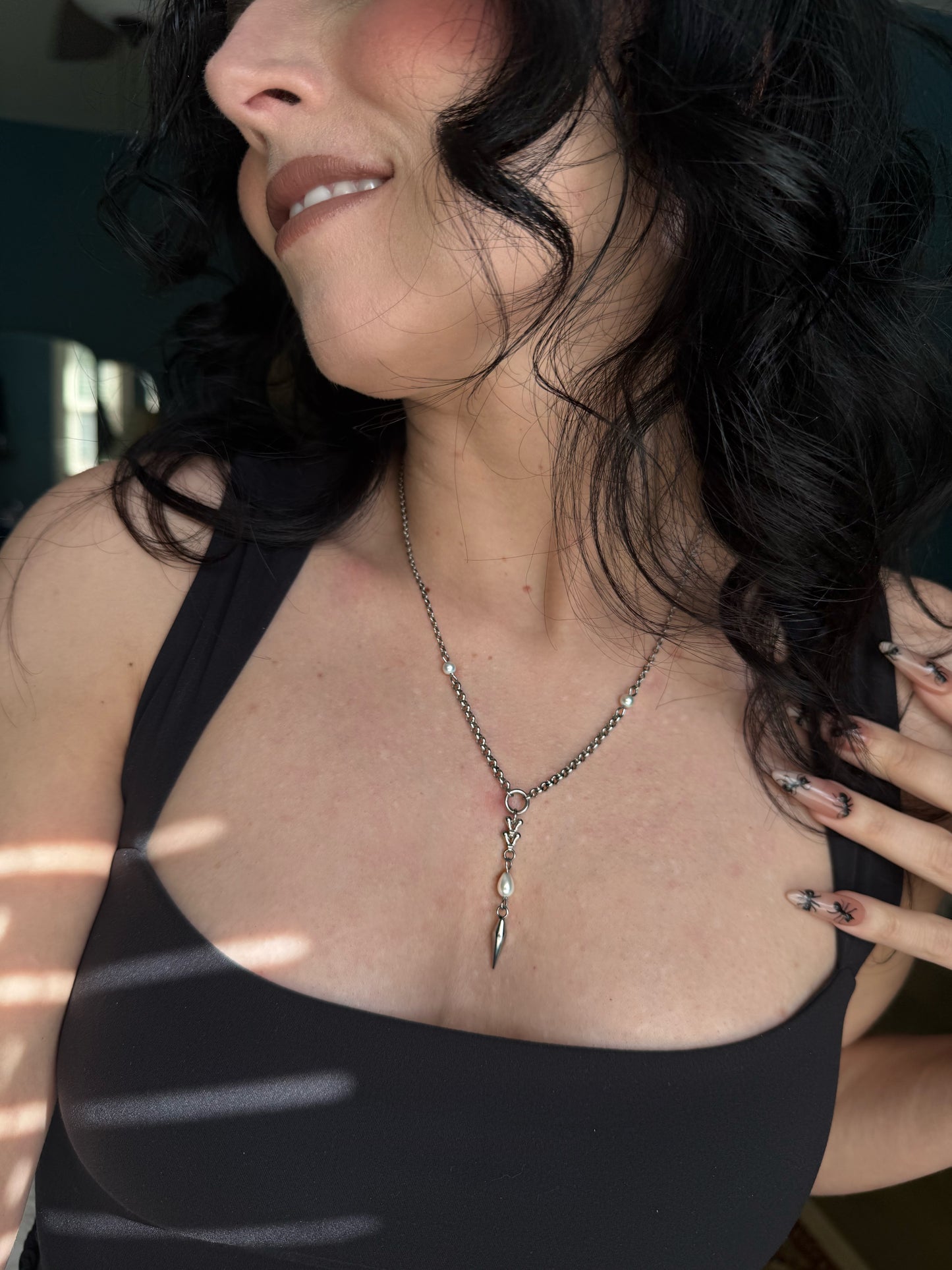 HERESY - Pearl spike necklace
