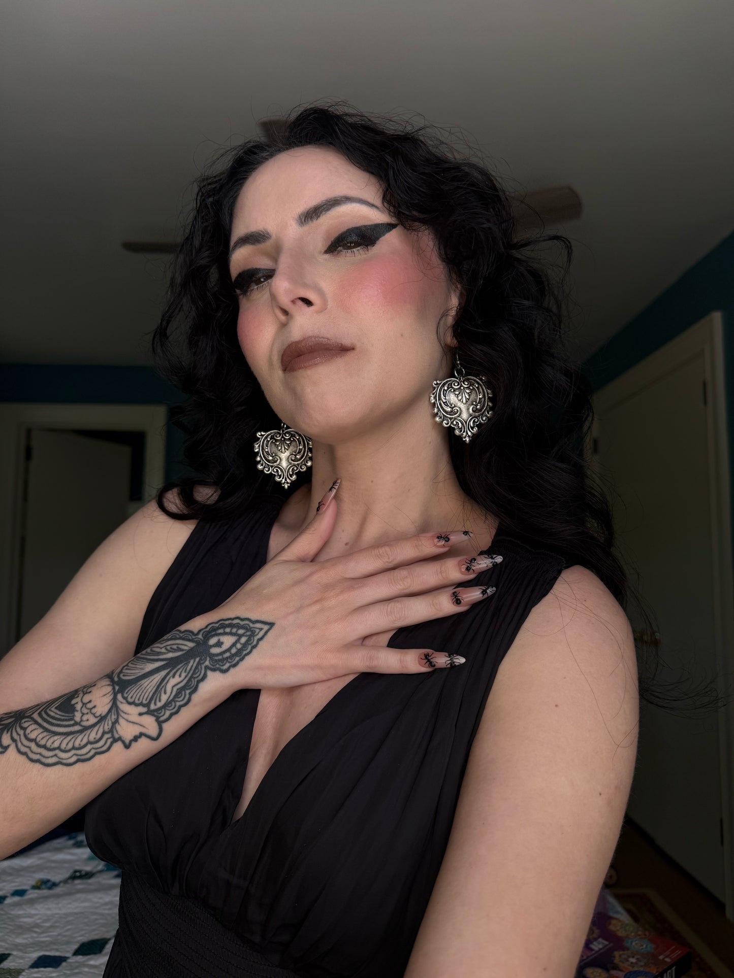 GRANDIOSA - Baroque filigree earrings