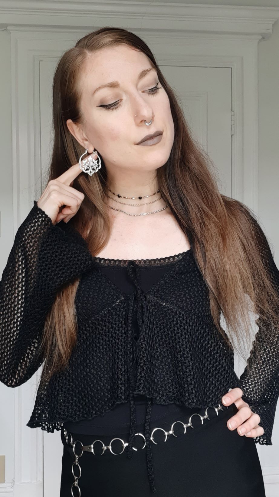 Cryptic ～ Double layer gem choker 𝕺𝖓𝖊 𝖑𝖊𝖋𝖙 !