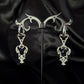 RELIC - Filigree crystal earrings 3 𝖑𝖊𝖋𝖙 !