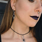 RELIC - Filigree crystal earrings 3 𝖑𝖊𝖋𝖙 !