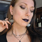 SANCTUARY - Crystal fan earrings  2 𝖑𝖊𝖋𝖙 !