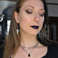 SACRED - Cross hoop earrings