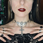 The Bell Tower - Gothic bat and cross necklace