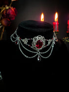 Red Requiem - Swarovski vampire choker