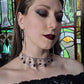Midnight Veil - Black cascade necklace
