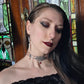 The enchantress - Red filigree necklace