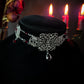 The enchantress - Red filigree necklace