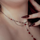 MARKED- Blood drip necklace