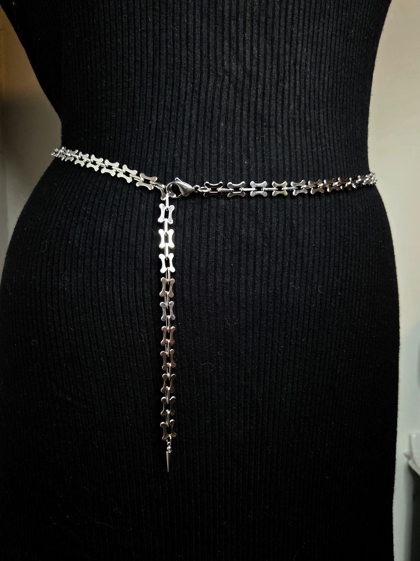 SKELETAL vertebrae belt