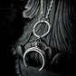 ECLIPSE chunky moon necklace