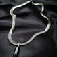 HEX snake chain onyx necklace
