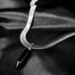 HEX snake chain onyx necklace