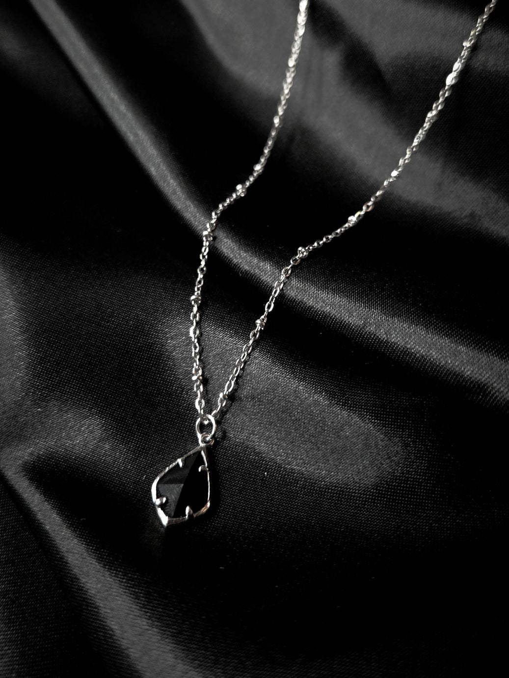 SPELL black gem necklace