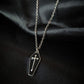 TOMB black coffin necklace