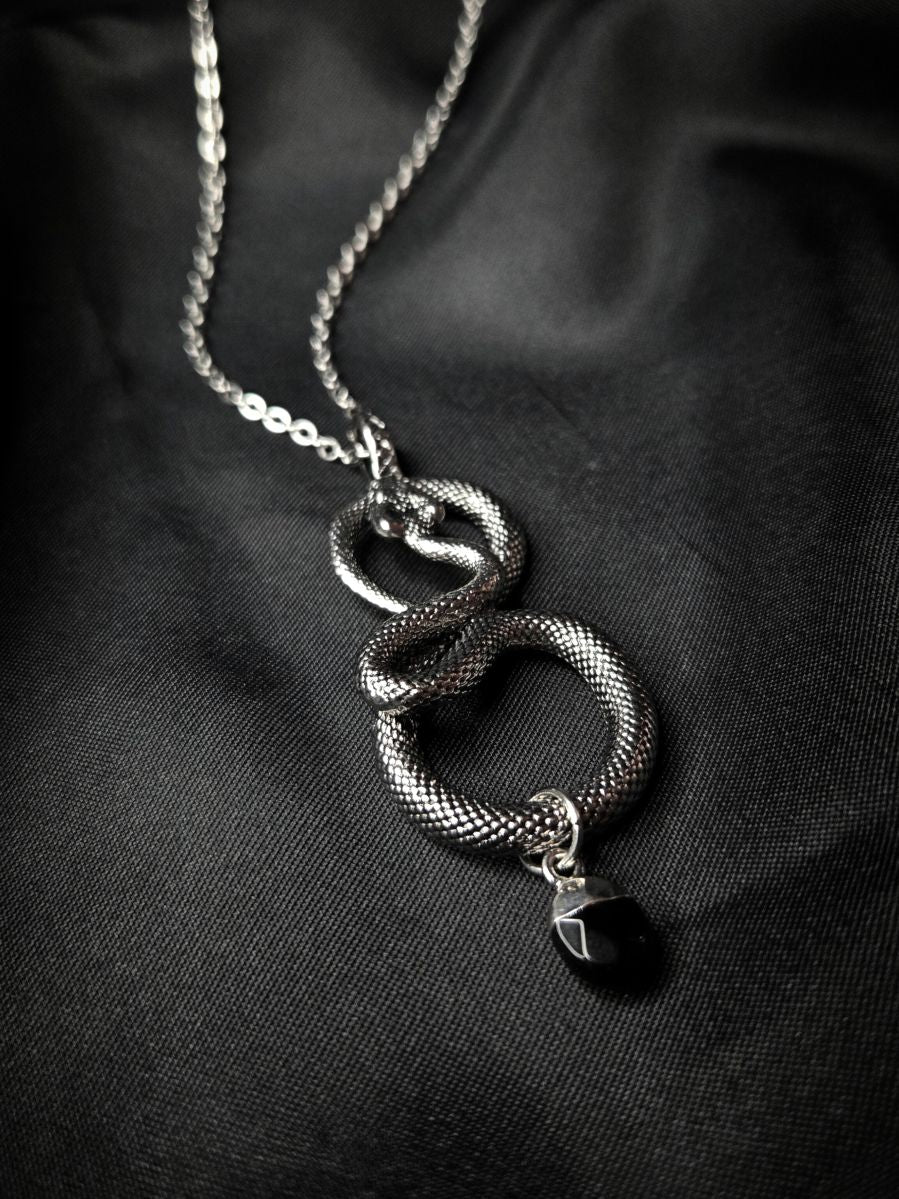 SLITHER snake necklace